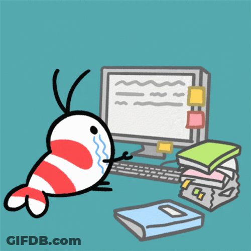 Ant Crying Doing Homework Research GIF