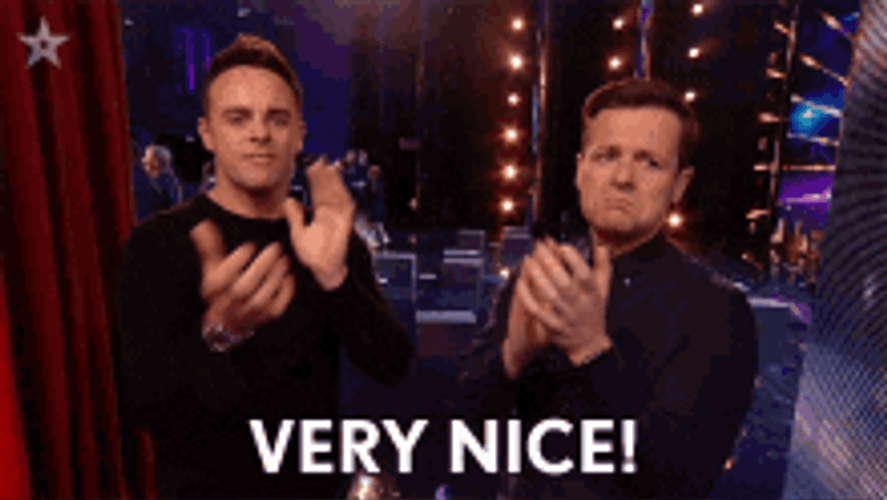 Ant McPartlin And Declan Donnelly Very Nice GIF