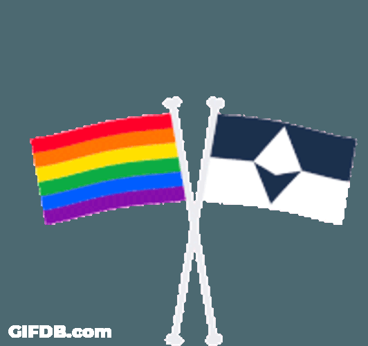 Antarctica Flag Sticker GIF