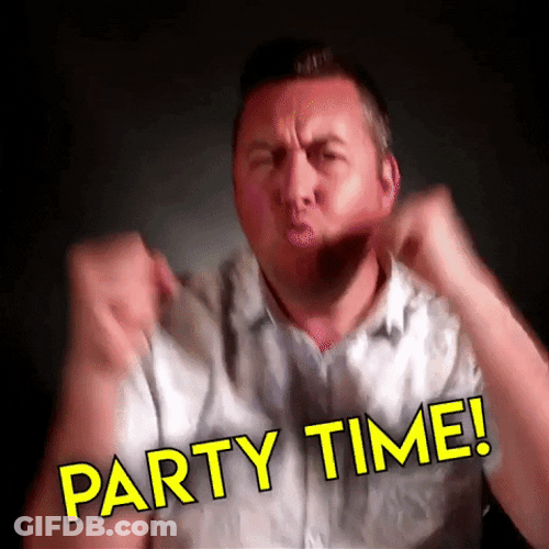 Anthodges Party Time With Confetti GIF