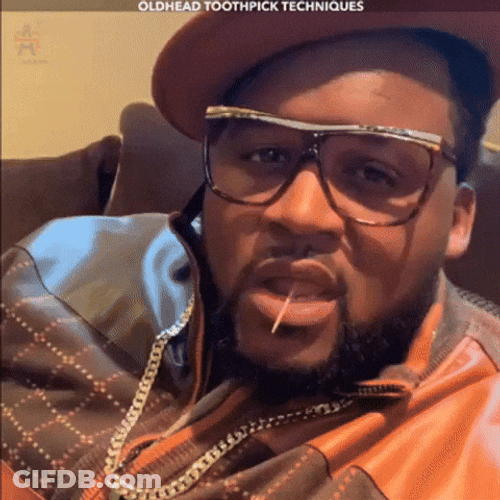 Anthony Adams Flipping Toothpick In Mouth GIF