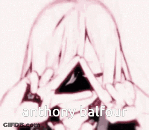 Anthony Balfour With Triangle Background GIF
