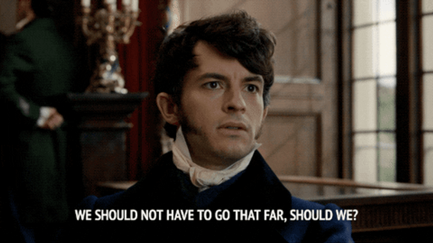 Anthony Bridgerton Not Go That Far GIF