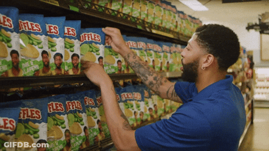 Anthony Davis Snack Ad GIF