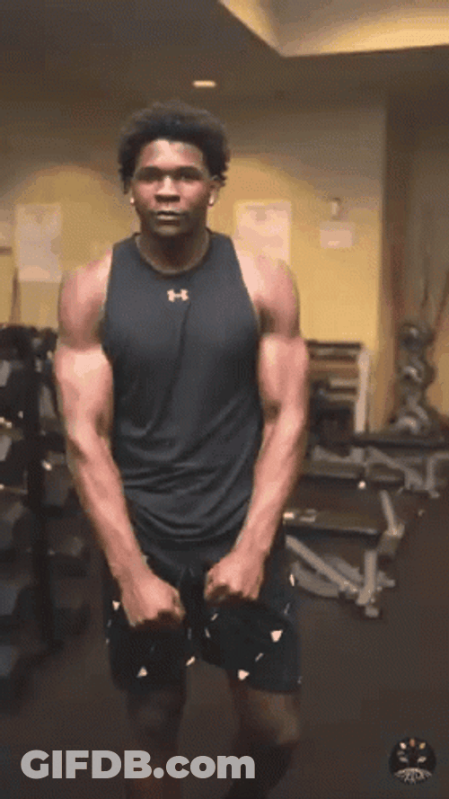 Anthony Edwards Full Body Workout GIF