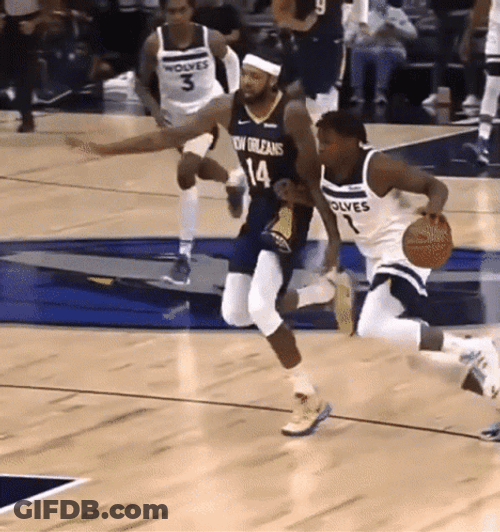 Anthony Edwards Steal Shot GIF