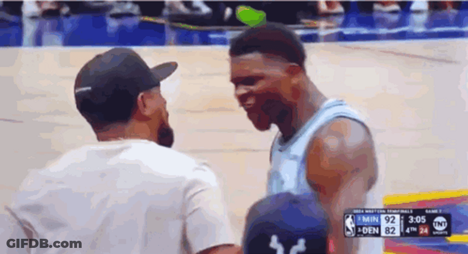 Anthony Edwards Upset State GIF