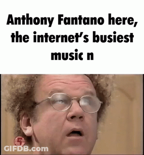 Anthony Fantano Here The Internet's Busiest Music N GIF