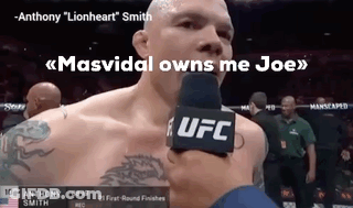 Anthony Lionheart Smith UFC Interview GIF