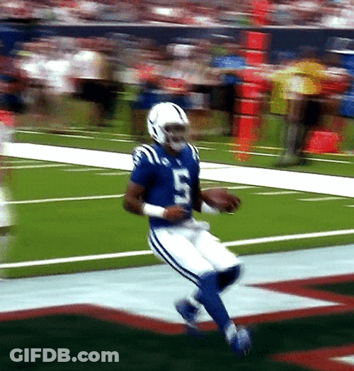 Anthony Richardson Doing Touchdown Dance GIF