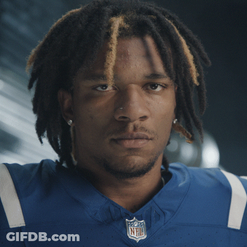 Anthony Richardson Giving Stare GIF