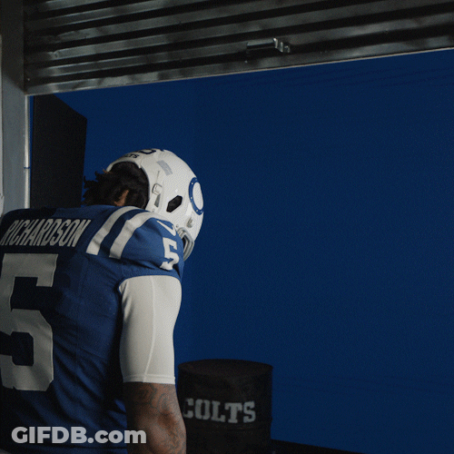 Anthony Richardson Turning Forward GIF
