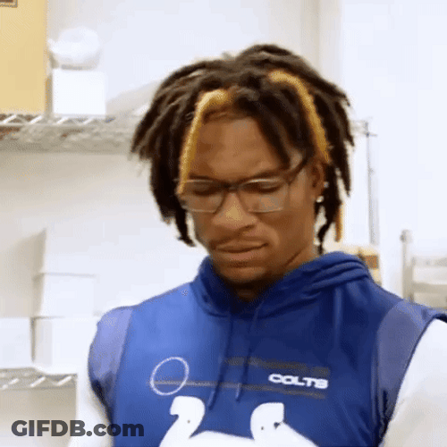 Anthony Richardson Wearing Eyeglasses GIF