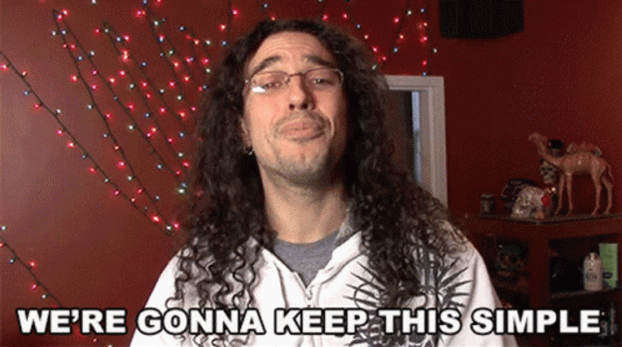 Anthony Vincent Keep It Simple GIF