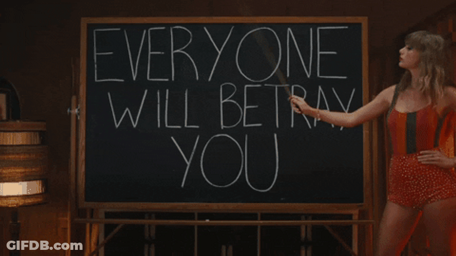 Anti Hero Betrayal Taylor Swift GIF