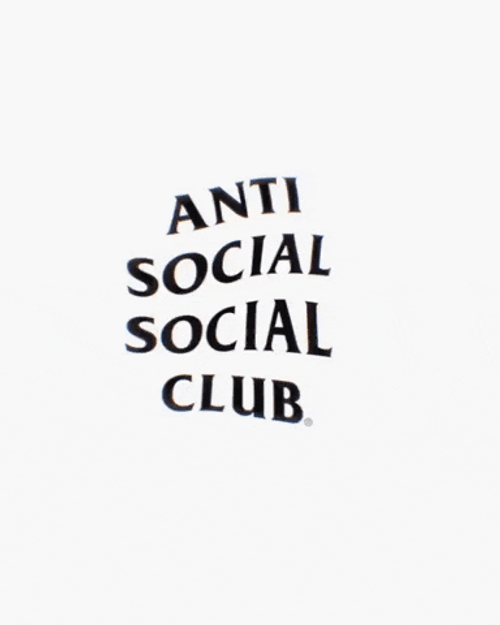 Anti Social Club Hype Streetwear GIF