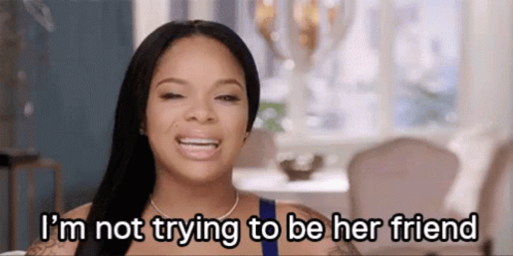 Anti Social Not Her Friend GIF