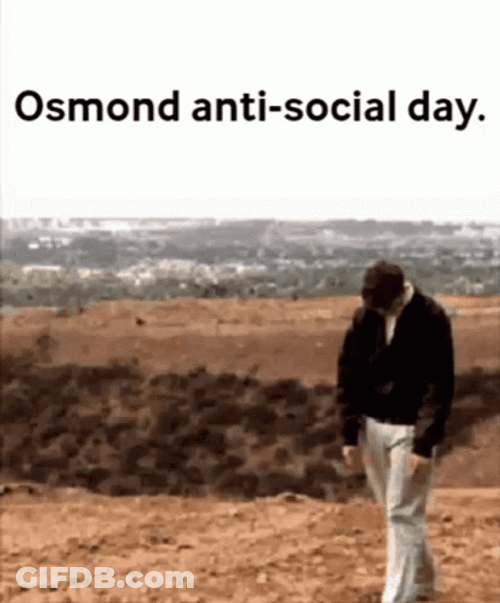 Anti Social Osmond Day GIF
