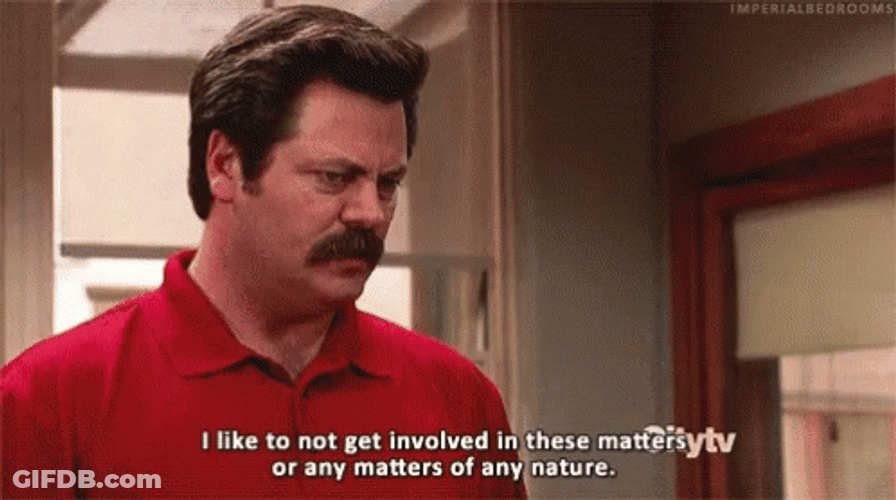 Anti Social Swanson Drama Nick Offerman GIF