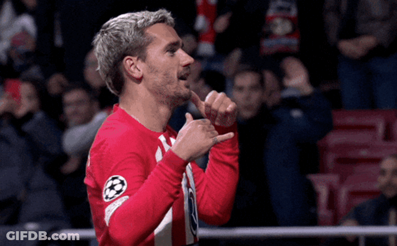 Antoine Griezmann Hotline Bling Hand Gesture GIF