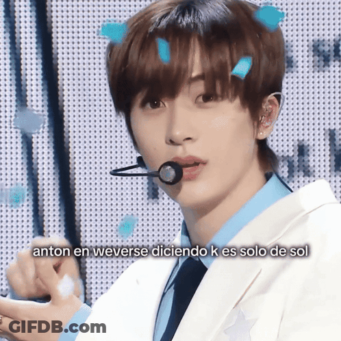 Anton On Weverse Saying K Es Solo De Sol GIF