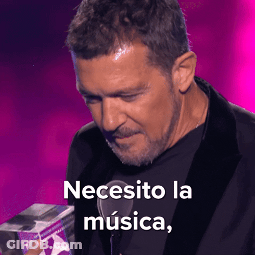 Antonio Banderas Acceptance Speech Awards Night GIF