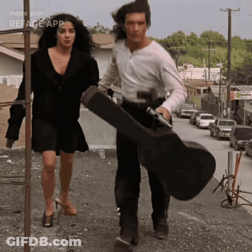 Antonio Banderas And Salma Hayek GIF