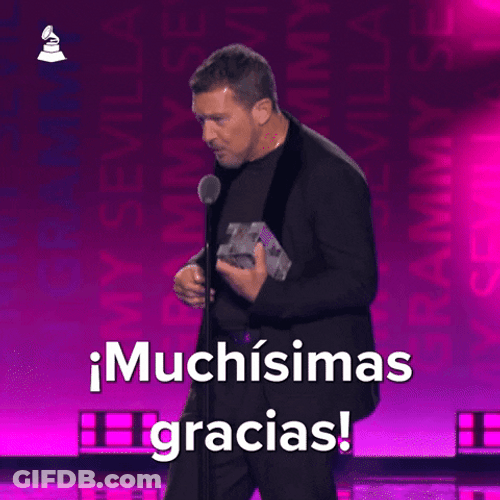 Antonio Banderas Awarding Speech Thankful GIF