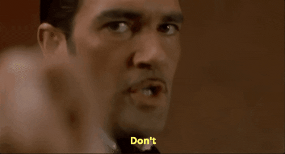 Antonio Banderas Fierce Eyes Don't Misbehave GIF