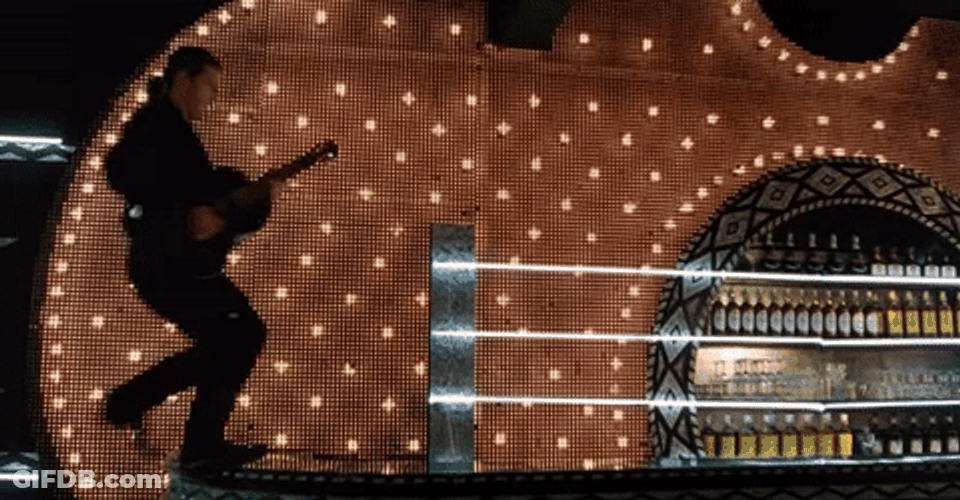 Antonio Banderas Playing Guitar GIF