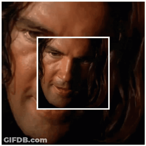 Antonio Banderas Up And Down Eyes GIF