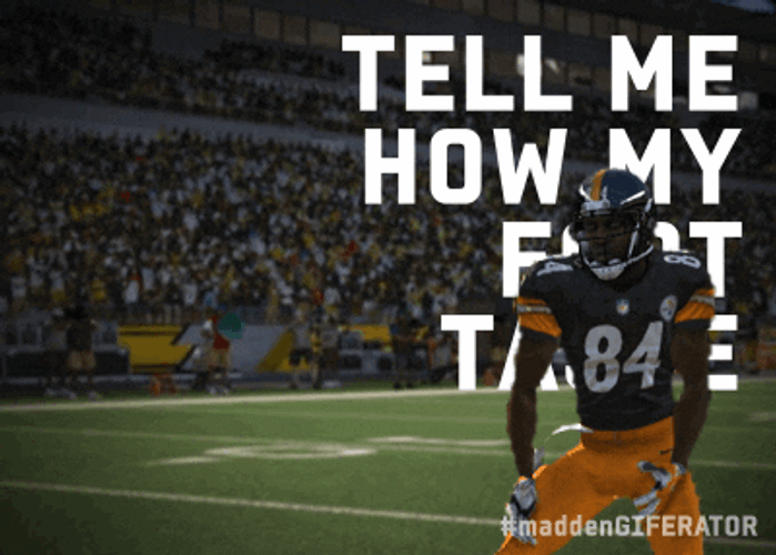 Antonio Brown Dance Foot Joke Meme GIF