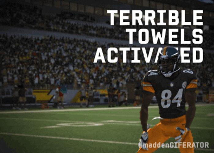 Antonio Brown Dancing Terrible Towels Meme GIF