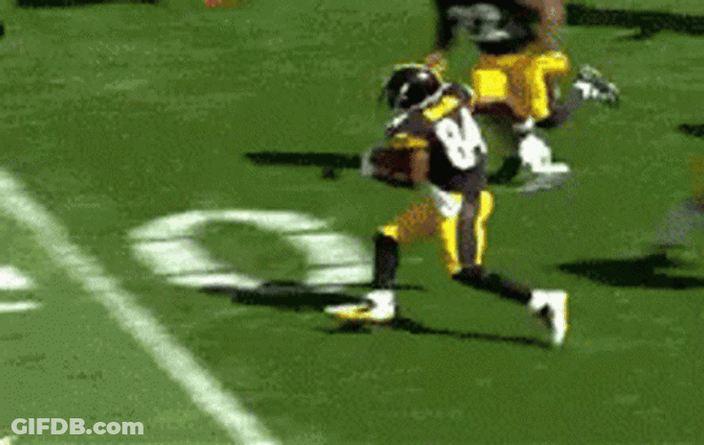 Antonio Brown Kick On Thursday Night Football GIF