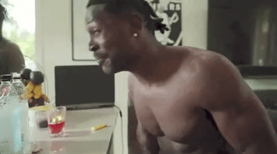 Antonio Brown Laughing Out Loud GIF