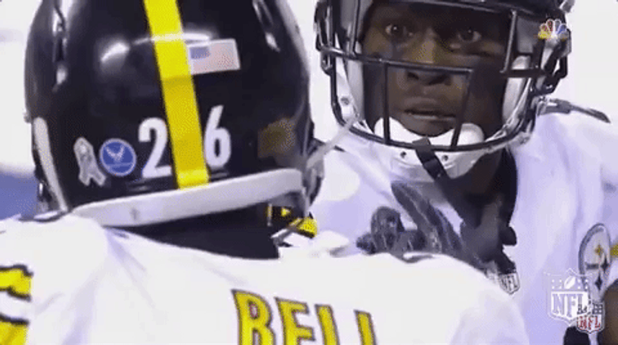 Antonio Brown Smile Handshake Buddy GIF
