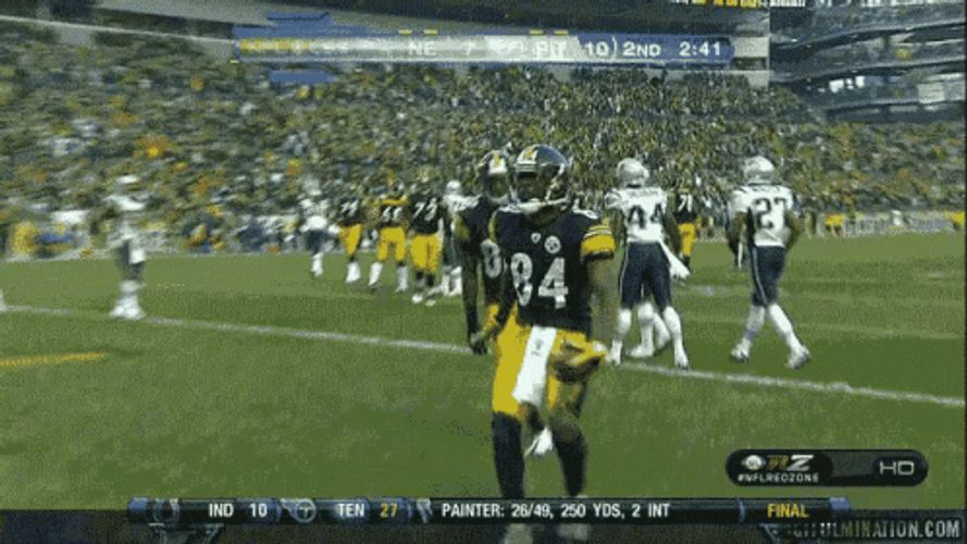 Antonio Brown Touchdown Happy Dance GIF