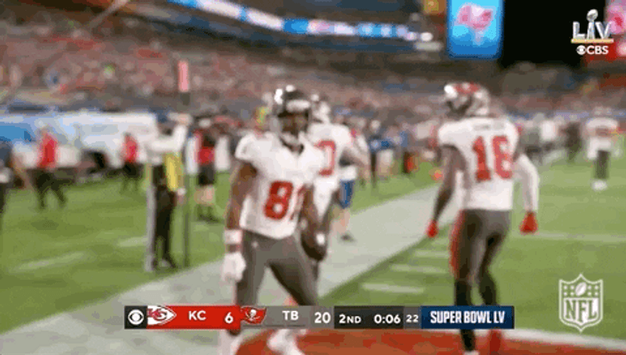 Antonio Brown Waving Super Bowl Football GIF