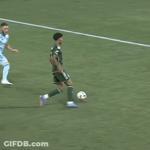 Antony Alves Santos Kicking Soccer Ball GIF