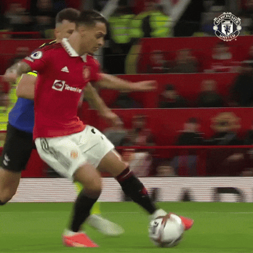 Antony Dos Santos Dribbling Soccer Ball GIF