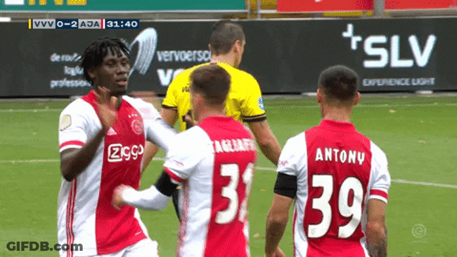 Antony Santos High Five Adama Traore Nicolas Tagliafico GIF
