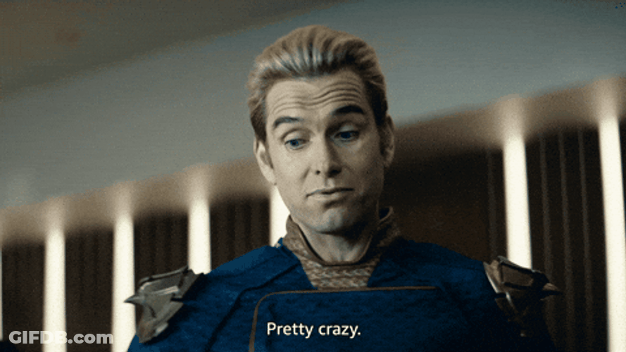 Antony Starr Homelander Smiling GIF