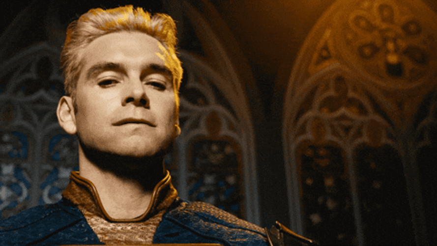 Antony Starr The Boys Homelander Nodding GIF