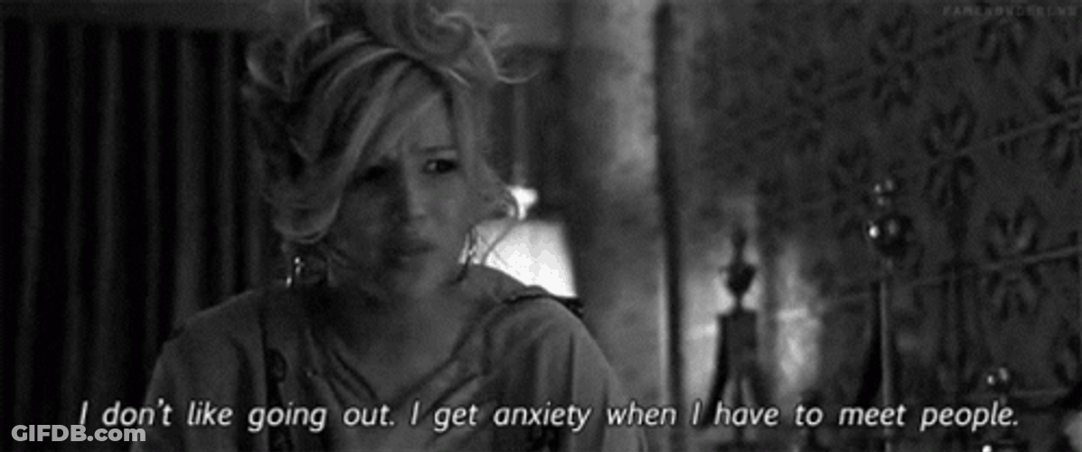 Anxiety I Don't Want Peace I Want Problems GIF