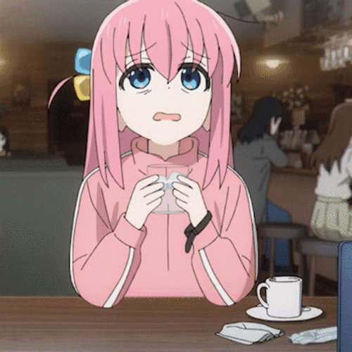 Anxious Bocchi The Rock Hitori Goto GIF