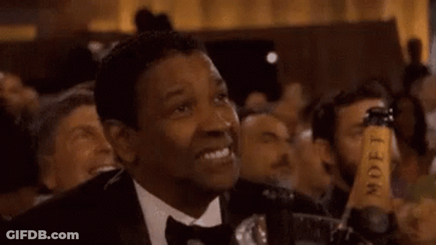 Anxious Denzel Washington Academy Awards GIF