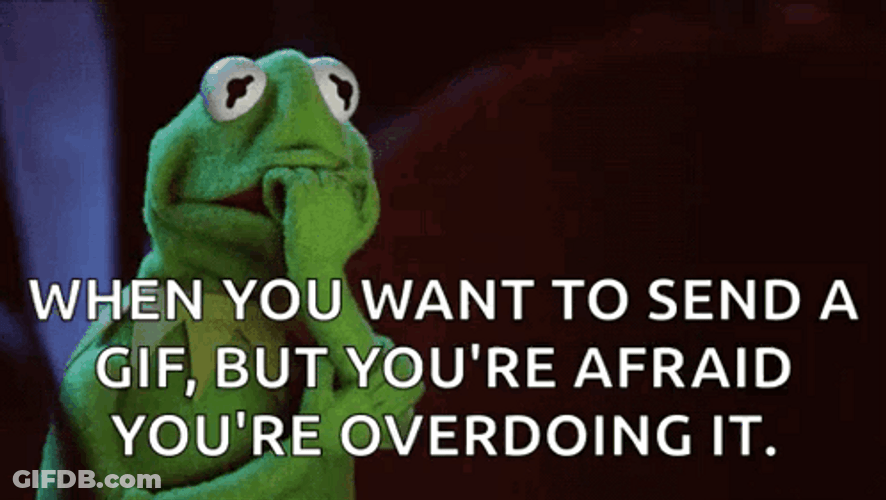 Anxious Kermit Sending Gif Meme GIF