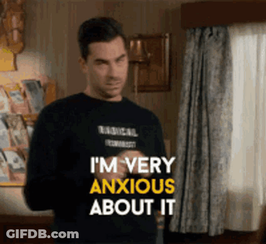 Anxious Panic Attack Dan Levy Schitt’s Creek GIF