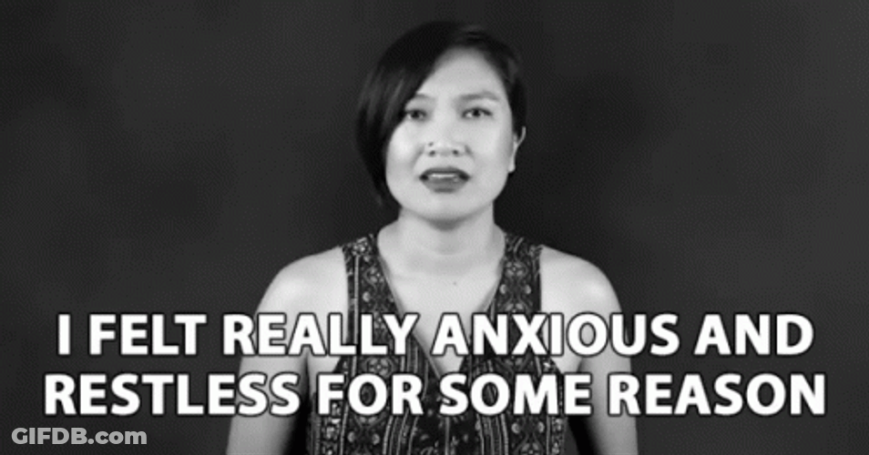 Anxious Restless Can’t Sleep Woman Reaction Meme GIF