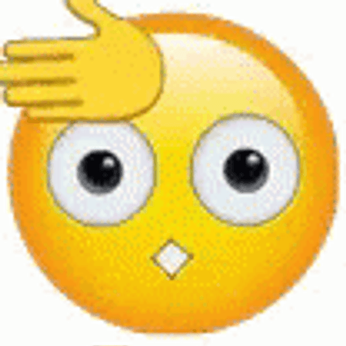 Anxious Whew Face Emoji GIF